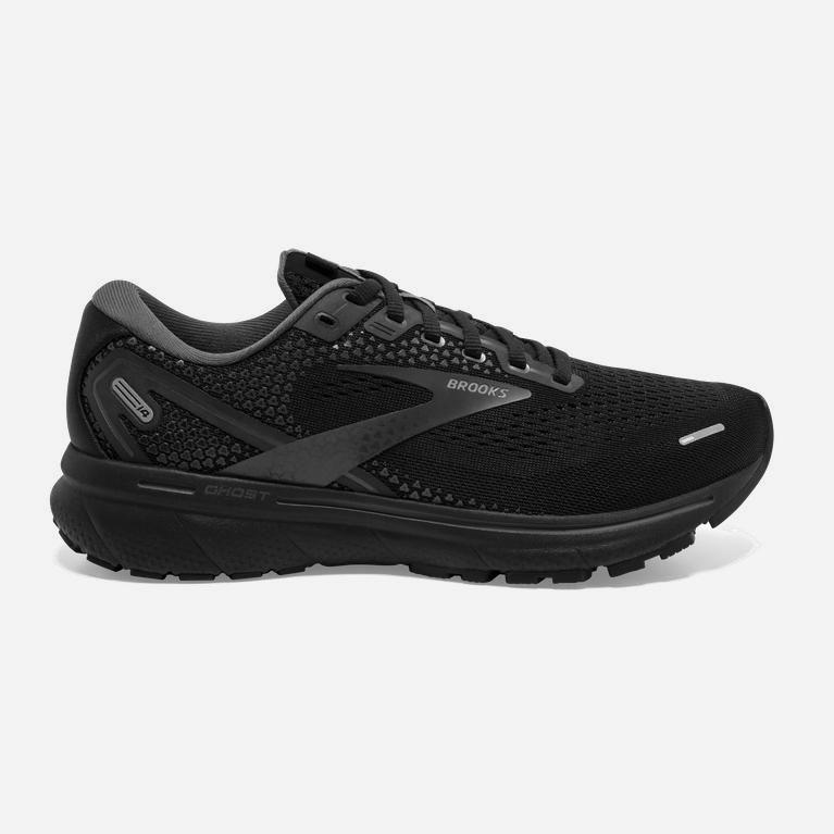 Ténis Brooks Ghost 14 Cushioned Sapatilhas De Corrida Para Estrada Mulher Pretas/Branco (09354AQVR)